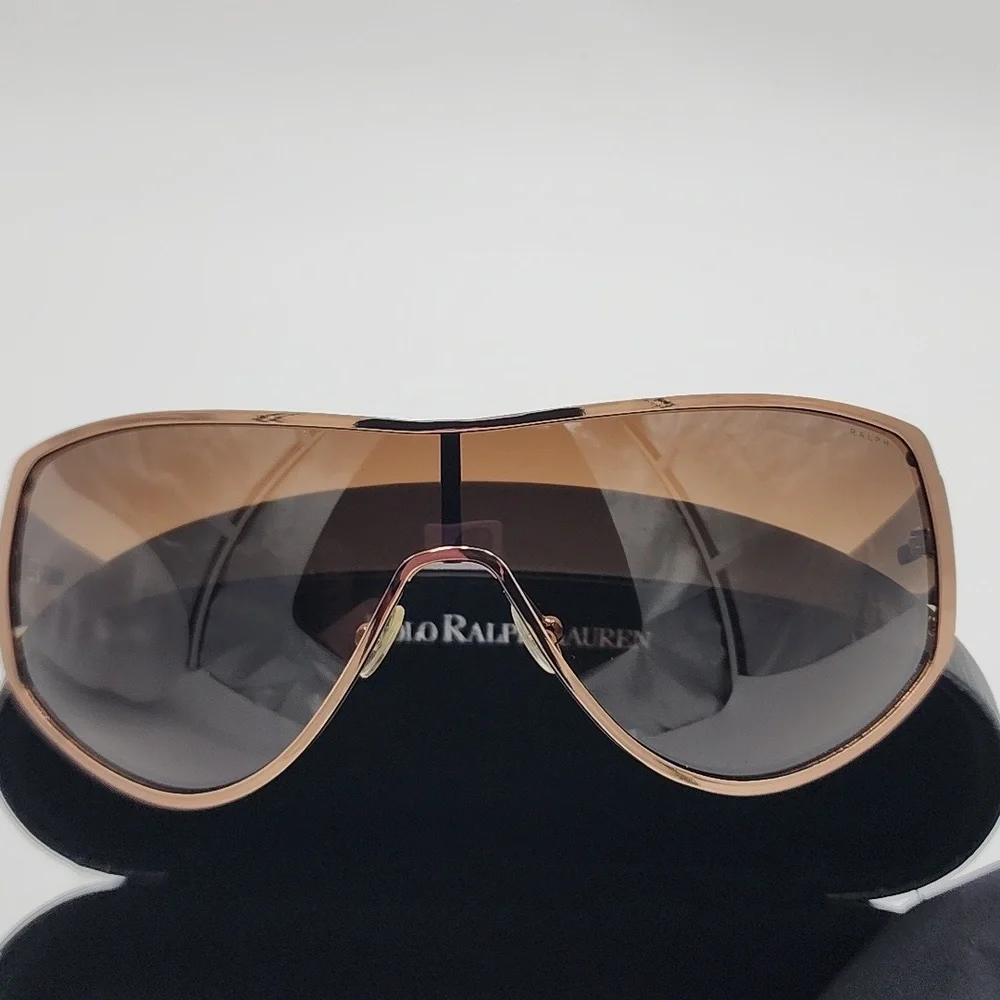 Polo by Ralph Lauren Brown Sunglasses With Case‎ And Cleaning Cloth